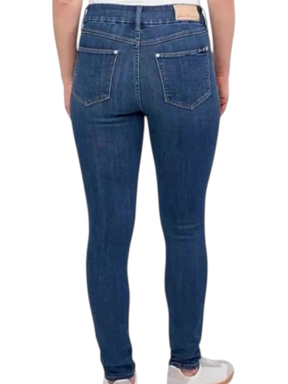 NWT SEVEN7 Blue Birch High Rise Tummyless Skinny Jeans Size 8 - Picture 2 of 3